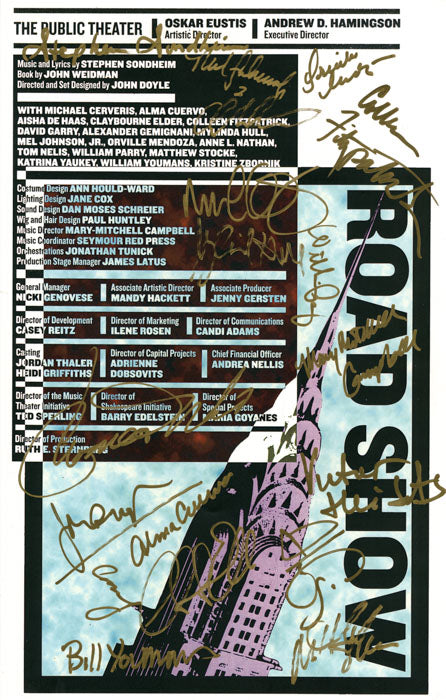 Road Show (2008 Off-Broadway, Signed by Sondheim)