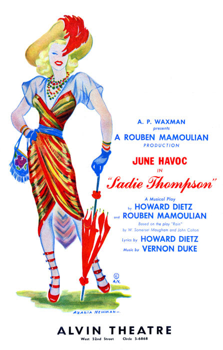 Sadie Thompson (1944 musical) - repro