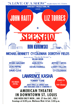 Seesaw (1974 tour, John Raitt and Liz Torres) - repro