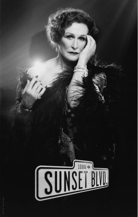 Sunset Blvd (2017 revival, Glenn Close photo) limited edition