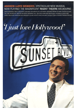 Sunset Boulevard (Hugh Jackman, 1996 Melbourne) - repro