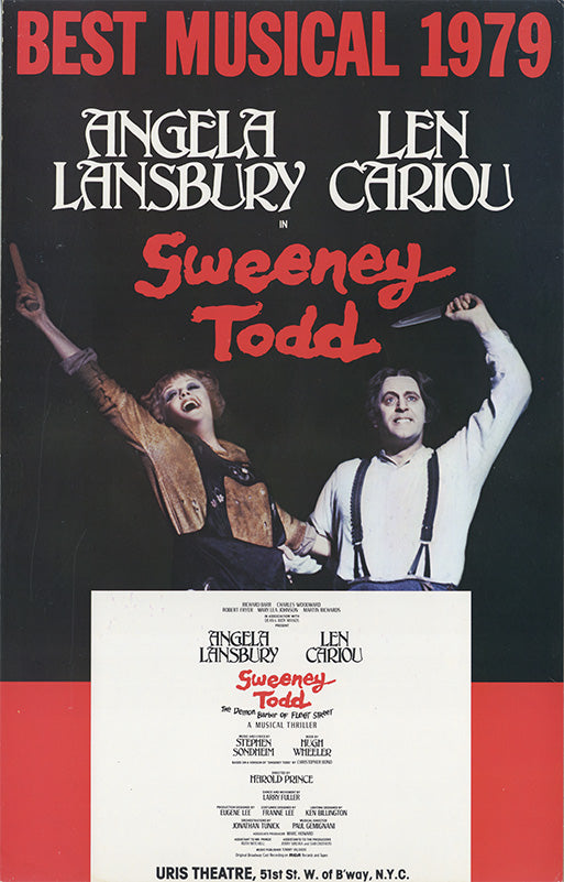 Sweeney Todd (1979, Lansbury & Cariou photo)