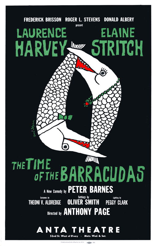 The Time of The Barracudas (1963, Elaine Stritch, closed after LA tryout) - repro