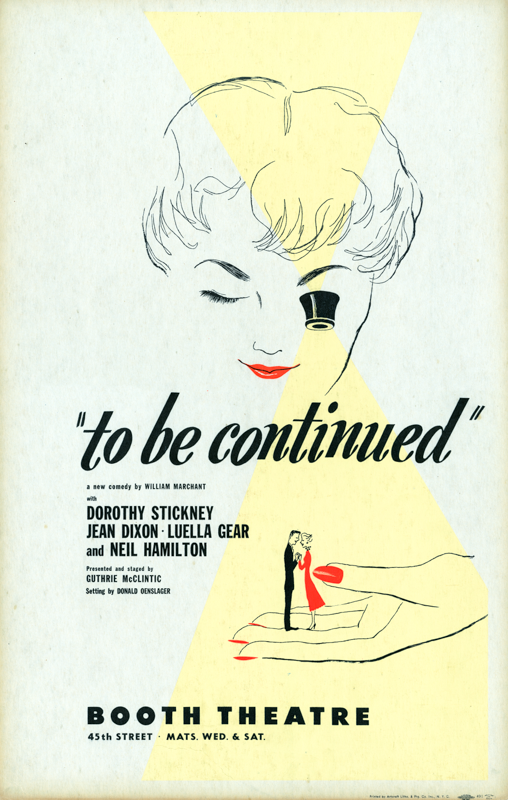 To Be Continued (1952 comedy) - repro