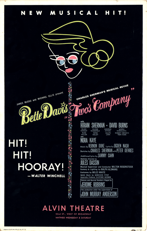 Two's Company (1952, Bette Davis) - repro