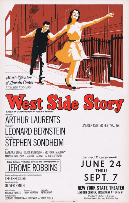 West Side Story (1968 Lincoln Center) - repro