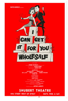 I Can Get It for You Wholesale (1962 Dropped Art) - repro
