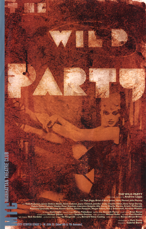 The Wild Party (Off-Broadway 2000, Andrew Lippa, Idina Menzel) - repro