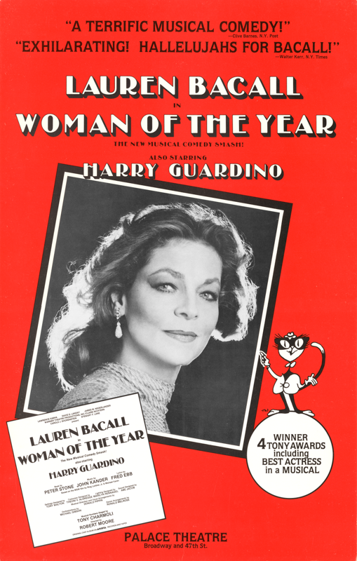 Woman of the Year (Lauren Bacall, repro)